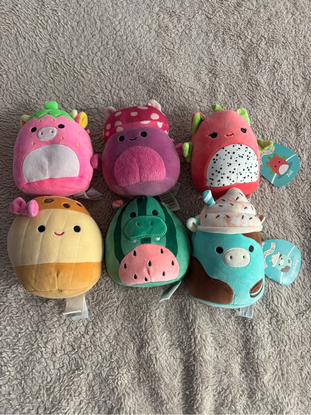 6 squishmallows